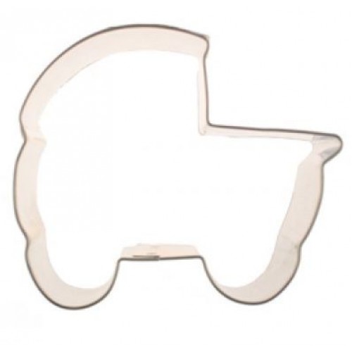 Baby Carriage Cookie Cutter 3"